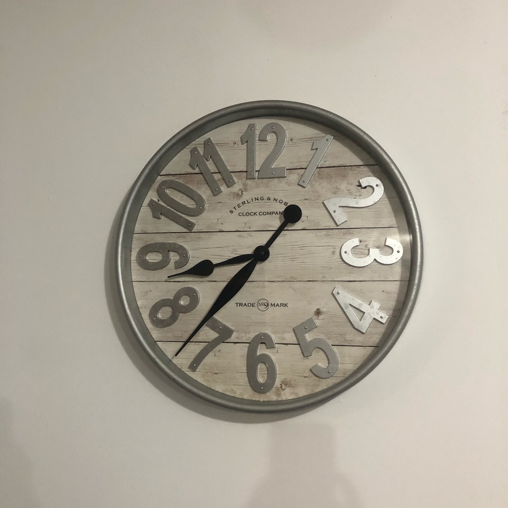 Silver Clock